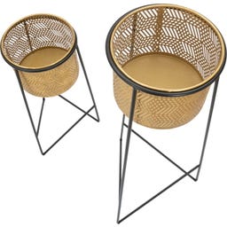 Mauro Ferretti Blumentopfhalter-Set Exy, 2 Stück