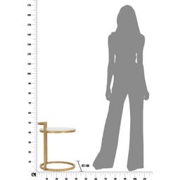 Mauro Ferretti Beistelltisch rund Marmor