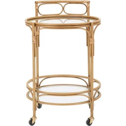 Mauro Ferretti Servierwagen Panama, rund