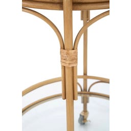 Mauro Ferretti Servierwagen Panama, rund