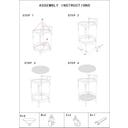 Mauro Ferretti Servierwagen Panama, rund