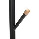Glam Black Coat Rack with Umbrella Holder