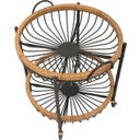 Mauro Ferretti Beistelltisch Cebu mit Rollen