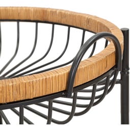 Mauro Ferretti Beistelltisch Cebu mit Rollen