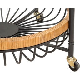 Mauro Ferretti Beistelltisch Cebu mit Rollen