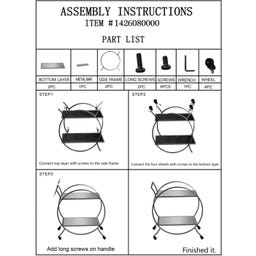 Mauro Ferretti Servierwagen rund
