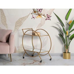 Mauro Ferretti Servierwagen rund