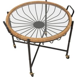 Mauro Ferretti Couchtisch Cebu mit Rollen