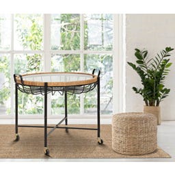 Mauro Ferretti Couchtisch Cebu mit Rollen