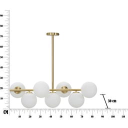 Mauro Ferretti Deckenleuchte Glamy 7 Leuchten