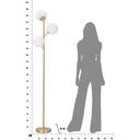 Mauro Ferretti Stehleuchte Glamy 3 Leuchten