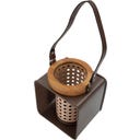 Mauro Ferretti Laterne aus Eisen & Rattan