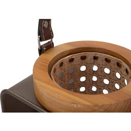 Mauro Ferretti Laterne aus Eisen & Rattan