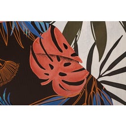 Leinwandbild mit Farbdruck Lady Jungle -B-