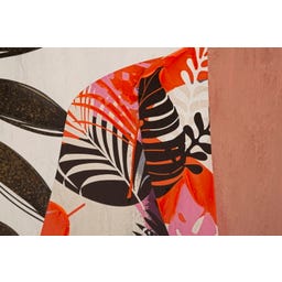 Leinwandbild mit Farbdruck Lady Jungle -A-