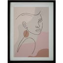 Mauro Ferretti Druck mit Rahmen Face -C-