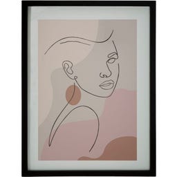 Mauro Ferretti Druck mit Rahmen Face -C-