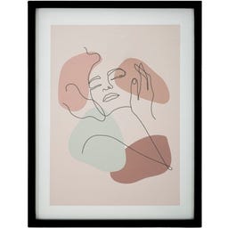 Mauro Ferretti Druck mit Rahmen Face -A-