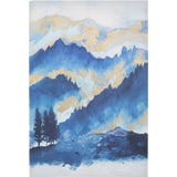 Mauro Ferretti Leinwandbild mit Farbdruck Mountain Tree