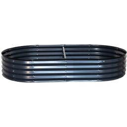 Esschert Design Hochbeet oval anthrazit - S