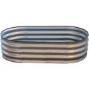 Esschert Design Hochbeet oval anthrazit - S