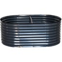 Esschert Design Ovalna antracitna visoka greda - visoka - 1 kos