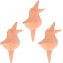 Bird Self-Watering Stakes, Set of 3, Terra