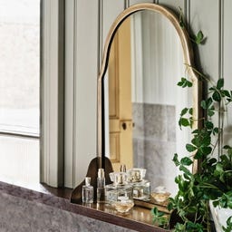 Strömshaga Spegel m. Hylla Antik - 1 st.