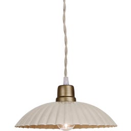 Strömshaga Ingrid Pendant Lamp, Large - Beige