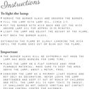 Strömshaga Lampada a Cherosene - Ceramic