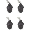 Acorn Tablecloth Weights, 4 items