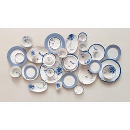 Teller Pip&The Blue Bird Tie-Dye - 18 cm