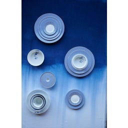 Pip Studio Teller Royal Stripes Blue - 17 cm