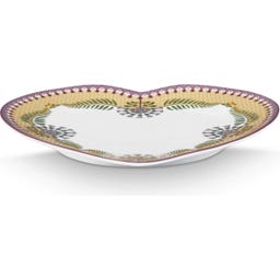 Pip Studio Teller in Herzform Lily&Lotus 21,5 cm - Gelb