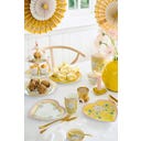 Pip Studio Teller in Herzform Lily&Lotus 21,5 cm - Gelb