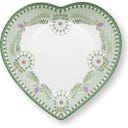 Pip Studio Hartvormig Bord Lily & Lotus - 21,5 cm - Lichtgroen