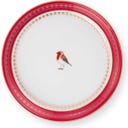 Pip Studio Tea for One Love Birds - Rot gestreift