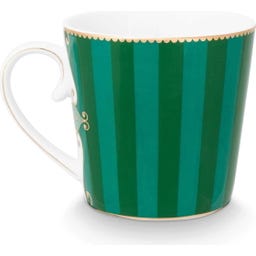 Pip Studio Tea for One Love Birds - Grün gestreift