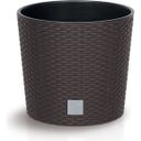Prosperplast Blumentopf Rato Round - Braun - ⌀ 25 cm