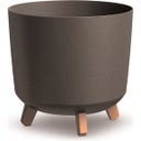Blumentopf Gracia Tubus ECO Wood I Kaffee - 1 Stk