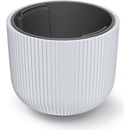 Blumentopf Milly Rund inkl. Pflanzeinsatz - Weiß - ⌀ 23,9 cm