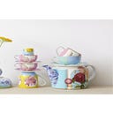 Espressotasse mit Untersetzer Royal, Pink