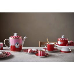 Pip Studio Muggset Love Birds - Röd