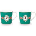 Pip Studio Bekerset Love Birds - Groen