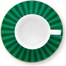 Pip Studio Tassen mit Untersetzer Love Birds