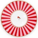 Pip Studio Tassen mit Untersetzer Love Birds - Rot/Pink