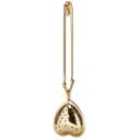 tea exclusive Cedilo za čaj, klešče - srce - gold