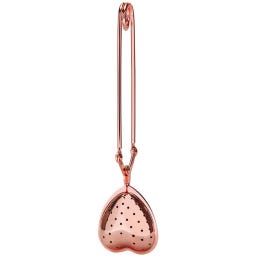 Tea Tongs - Heart - rosé gold