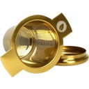 Theezeef Tea Master Met Deksel/Onderzetter - Goud