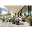 Blumentopf Milly Modern inkl. Pflanzeinsatz - Anthrazit - ⌀ 29,8 cm